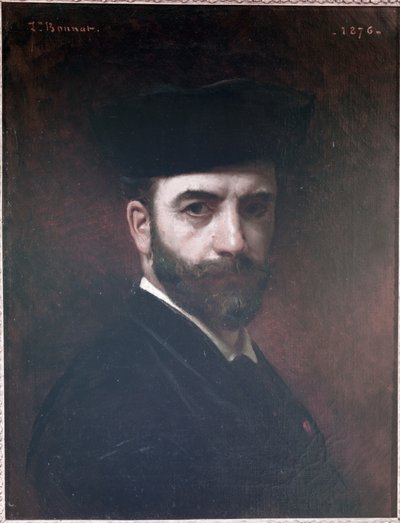 Selbstporträt, 1876 von Leon Joseph Florentin Bonnat